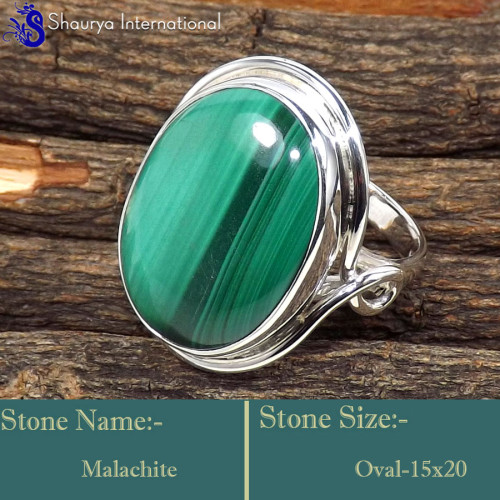 Malachite L - SDR633-Exclusive Designer Factory Wholesale Handmade Rings 925 S Malachite L - SDR633-Exclusive Designer Factory Wholesale Handmade Rings 925 S