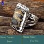 Jasper D - SDR631-Trendy Look Designer Colourful Rings 925 Sterling Silver