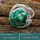Tibet Turquoise N - SDR630-Genuine Gemstones Designer Handmade Elegant Rings 925 Ste