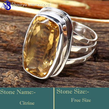 Citrine Cut E - SDR628-Unique Cut Gemstone Fashionable Designer Rings 925 Sterli Citrine Cut E - SDR628-Unique Cut Gemstone Fashionable Designer Rings 925 Sterli