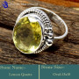 Lemon Cut A - SDR627-Indian Wholesale Company Handmade Designer Rings 925 Ster