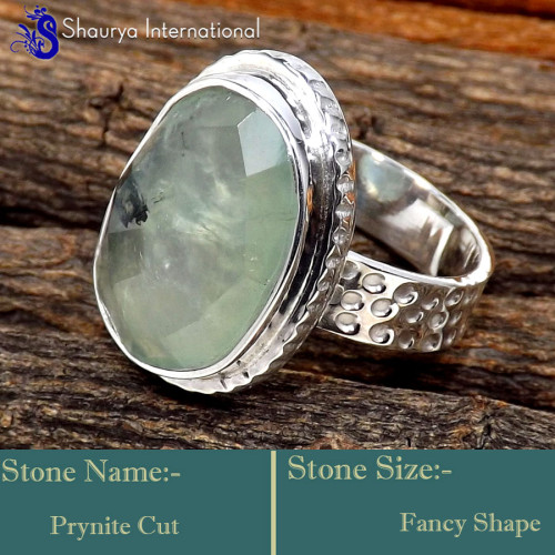 Prynite E - SDR626-Exclusive Cut Gemstone Party Look Rings 925 Sterling Silv Prynite E - SDR626-Exclusive Cut Gemstone Party Look Rings 925 Sterling Silv