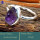 Amethyst Rough G - SRR996-925 Sterling Silver Fabulous Rough Gemstone Rings Company