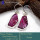 Pink Ruby Rough A - RGE977-Glorious Design Handmade Rough Gemstone Earrings 925 Ster