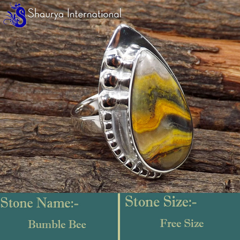 Bumble Bee A - SDR616-Direct Factory Wholesale Designer Rings 925 Sterling Silv Bumble Bee A - SDR616-Direct Factory Wholesale Designer Rings 925 Sterling Silv