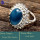 Neon Blue Apatite C - SDR611-Stunning New Collection Handmade Designer Ring 925 Sterli