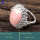 Pink Opal K - SDR611-Stunning New Collection Handmade Designer Ring 925 Sterli