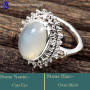 Cats Eye J4 - SDR610-Genuine Gemstone Colourful Handmade Designer Rings 925 St