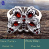 Garnet Cut E - SFJ952-Indian Factory Handmade Gorgeous Designer Rings 925 Sterl