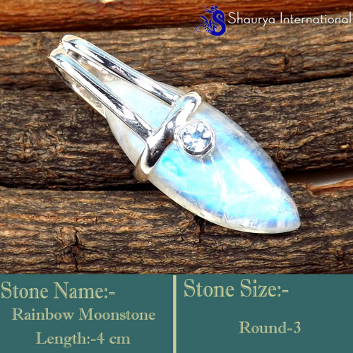 Rainbow Moonstone K - SD623-Direct Factory Wholesale Designer Pendants 925 Sterling Si