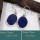 Lapis Lazuli E - LPS989-Plain Setting 925 Sterling Silver Lapis Lazuli Handmade W