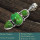 Green Turquoise C - SD615-Stunning Cab Gemstones Colourful Pendants 925 Sterling Sil