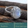 Rainbow Moonstone Cab M - SDR599-Charming Colourful Cab Gemstones 925 Sterling Silver Ring