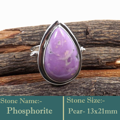Phosphodrite Cab F - RSS842-Soild 925 Sterling Silver Cab Gemstones Colourful Designe