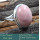 Pink Opal Cab D - RSS841-Rare Colourful Cab Gemstones 925 Sterling Silver Ring