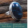 shattuckite Cab H - RSS841-Rare Colourful Cab Gemstones 925 Sterling Silver Ring