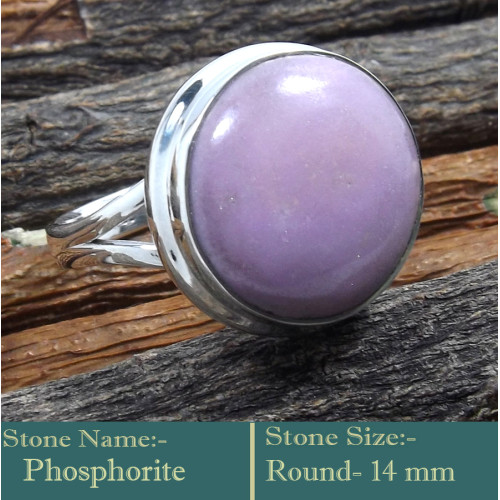 Phosphodrite Cab A - RSS840-925 Silver Cab Gemstones Colourful Designer Ring Wholesal