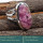 Cobalto Calcite Druzy B - PSR769-Gorgeous Cobalto Calcite Druzy Gemstone 925 Silver Ring