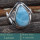 Larimar Cab B - RSS835-Amazing Cab Gemstones Wholesale 925 Silver Handmade Ring