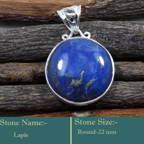 Lapis Cab C - ISP704-Glorious Look Cab Gemstones 925 Sterling Silver Designer