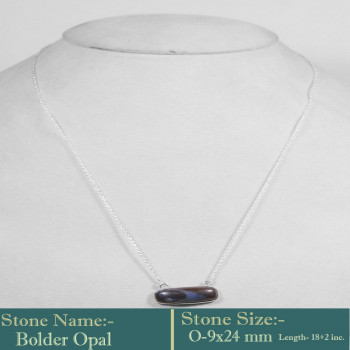 Bolder Opal Cab B - BZN982-Superb Look Wholesale Cab Gemstones 925 Sterling silver B