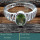 Peridot Cut D - SCR818-Fabulous Look Cut Gemstone Solid 925 Silver Casting Ring