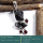 Black Tourmaline Rough & Garnet C - RPP987-Stunning Rough Gemstone Design 925 Silver Pendant