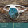 Apatite Rough C - SRR988-Exclusive Pretty Rough Gemstone 925 Silver Ring Wholesale