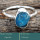 Apatite Rough G - SRR987-Charming Party Wear 925 Silver Ring Rough Gemstone Wholes