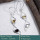 Citrine & Garnet Cut C - CES950-Fabulous 925 Silver Casting Earring Cut Gemstone Made in