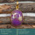 Purple Copper Turquoise Cab A - CMJ873-Gorgeous Cab Gemstone Silver 18K Gold Plated Pendant Whol
