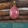 Thulite Cab B - CMJ873-Gorgeous Cab Gemstone Silver 18K Gold Plated Pendant Whol