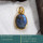 Labradorite Cut D - CMJ870-925 Silver 18K Gold Plated Pendant Labradorite Cut Gemsto