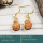 Sponge Coral B - CMJ861-925 Silver 18K Gold Plated Earrings Cab Gemstone Wholesal
