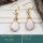 Thulite Cab F - CMJ861-925 Silver 18K Gold Plated Earrings Cab Gemstone Wholesal