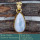 Rainbow Moonstone Cab D - CMJ856-Amazing 18K Gold Plated Pendant 925 Sterling Silver Whole