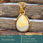 Bumble Bee Cab B - CMJ855-Gorgeous 925 Silver 18K Gold Plated Pendant Gemstone Whol