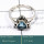 Blue Topaz Cut E - RBS861-Solid 925 Silver Ring Trendy Look Cut Gemstone Collection
