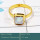Rainbow Moonstone Cab K - CMJ854-Solid 925 Silver 18K Gold Plated Ring Rainbow Moonstone G