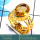 Citrine Cut B - CMJ853-Gorgeous 925 Silver 18K Gold Plated Ring Cut Gemstone Who