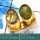 Peridot & Green Amethyst Cut D - CMJ853-Gorgeous 925 Silver 18K Gold Plated Ring Cut Gemstone Who