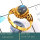 Labradorite Cab O - CMJ850-Superb 925 Silver 18K Gold Plated Ring Cab Gemstone Whole