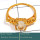 Rainbow Moonstone Cut F - CMJ847-Dazzling 925 Silver 18K Gold Plated Ring Cab & Cut Gemsto