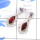 Garnet & Amethyst Cut C - SDE723-Exclusive Party Wear 925 Silver Designer Earrings Cut Gem