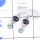 Mystic & Blue Topaz Cut E - SDE722-Gorgeous 925 Silver Designer Earrings Cut Gemstone Wholes