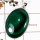 Malachite Cab H - ISP703-Gorgeous Green Malachite Cab Gemstone Chunky Pendant 925