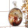 Crazy Lace Agate O - BPS946-Exclusive Gemstone Crazy Lace Agate Handmade Bezel Pendan