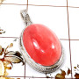 Rhodochrosite C - SD584-Attractive Gemstone RhodoChrosite Wholesale Pendants 925 S