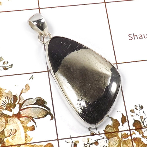 Pyrite C - ISP684-Indian Company Wholesale Handmade Pendants 925 Sterling S