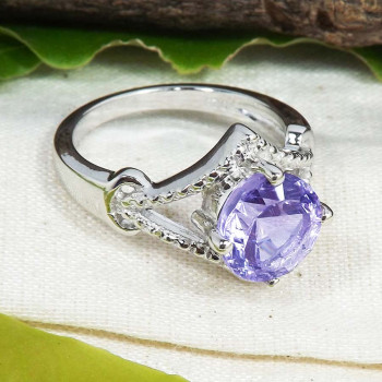 Amethyst Cut C - SFJ932-Exclusive Wholesale Lots 925 Silver Ring Cut Gemstone Mad